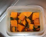 簡単電子レンジでかぼちゃの煮物作り方4写真