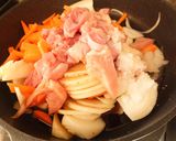 一番簡単★親子丼作り方1写真