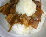 ★甘辛豚＆おろしホワイトペッパー丼★作り方5写真