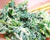 母の味②☆ほうれん草としらすのマヨ和え作り方4写真