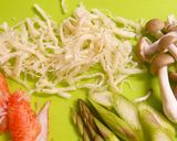 さきいかと豆腐の茶碗蒸し作り方1写真
