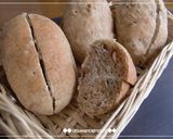 くるみいっぱいクリームチーズグラハムパン作り方5写真