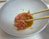 レンジで簡単なすにんにくポン酢トロトロそぼろあん作り方3写真