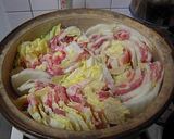 白菜と豚肉の常夜鍋作り方4写真