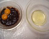 材料3つ♥︎︎ハマる食感チョコケーキ♫作り方3写真