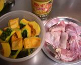美味しいよ柚子かぼちゃの煮物（＞0＜））作り方1写真