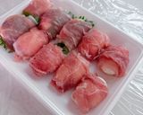 ヘルシー！豚もも肉のたまごの巻き！作り方4写真