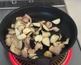 焼き豆腐・鶏・なす・きのこ煮作り方7写真