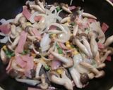簡単！コーンクリームパスタ作り方3写真