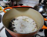 ルクルーゼで炊く雑穀米ごはん作り方1写真