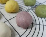 マーブル模様~ピンクの紅いもベーグル作り方3写真