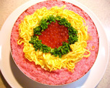 ひな祭り用＜ケーキのような押し寿司＞♪作り方8写真