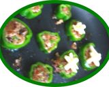 お弁当♥~*ピーマン肉詰めnoカレー味♥作り方3写真