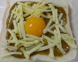 ★とろ～り卵＆チーズの食パンカレー★作り方2写真