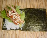 いかフライのキムチ手巻き作り方1写真