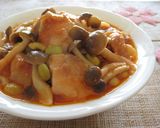 鶏肉としめじのトマトヨーグルト煮作り方5写真