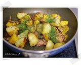 新じゃが＆さつま芋のマスタードマヨ焼き作り方4写真