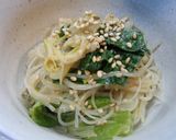 電子レンジで♪春雨と葉野菜の胡麻和え作り方5写真