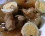 大根鶏肉の煮物❤とろり〰んと美味しいよ❤作り方10写真
