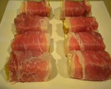 厚揚げの豚肉巻き　甘酢あん作り方1写真