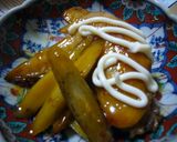 鶏手羽先とゴボウのてりてり！旨辛煮作り方5写真