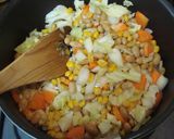 お豆と野菜の食べるスープ✿ミネストローネ作り方2写真
