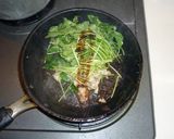 三つ葉と豚肉のオイソ炒め作り方2写真