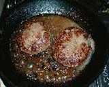 ハンバーグのきのこデミソースかけ作り方9写真