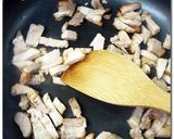 ♪ 焼 ♪　豚キムチ　チャーハン作り方1写真