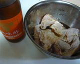 鶏もも柔らか照り焼き、キノコのせ。作り方1写真