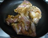 鶏もも柔らか照り焼き、キノコのせ。作り方2写真