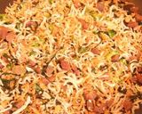 すぐ出来るサッパリ和風な梅ちりめんパスタ作り方2写真