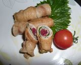 豚肉のシソ巻き作り方3写真