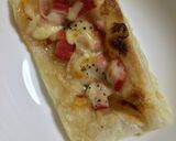 カニカマとチーズのスイートチリソースパイ作り方3写真