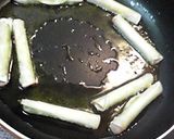 お弁当にも☆餃子の皮でハムと大葉巻き作り方5写真