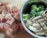 鶏肉ときのこのトマトクリーム煮作り方1写真