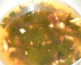 しいたけ♪わかめ♪すっぱ辛スープ☆作り方3写真