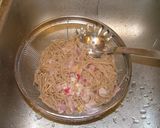 アメリカ　和風そばとツナのパスタ作り方4写真
