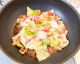 ハワイのパブ風カリカリベーコンとキャベツの炒め物作り方8写真