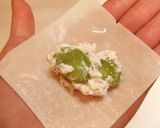 ワンタンの皮で空豆チーズのサクッとサモサ作り方2写真
