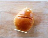 ロールパンdeトトロールサンド♪作り方1写真