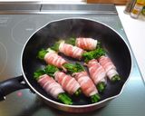 菜の花の豚肉巻き作り方5写真