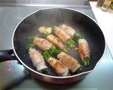 菜の花の豚肉巻き作り方7写真