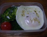 超簡単レンジで目玉焼き♪作り方5写真