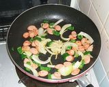 カレー風味ナポリタン作り方3写真