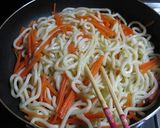 めちゃウマ!簡単タラコの焼きうどん♬作り方3写真
