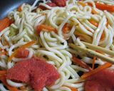 めちゃウマ!簡単タラコの焼きうどん♬作り方4写真