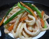 めちゃウマ!簡単タラコの焼きうどん♬作り方6写真