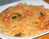 カレー風味ナポリタン作り方6写真