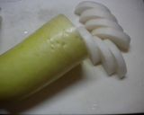 Ｒレンジでおかず（豚バラと大根煮）作り方1写真